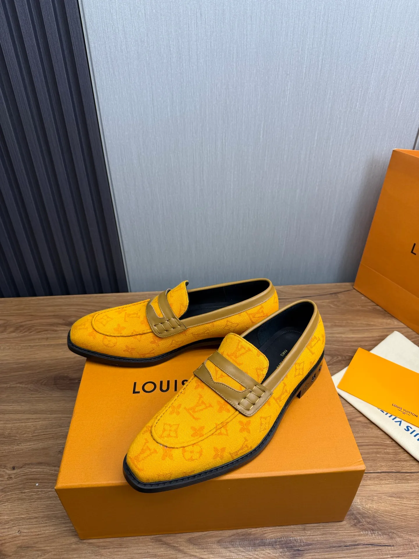 Factory 720💰 LV. Men's business casual leather shoes, all made of imported original brand leather, just to create a more comfortable wearing experience, original non-slip and wear-resistant outsole ✔️16-45 (38.45 non-refundable)